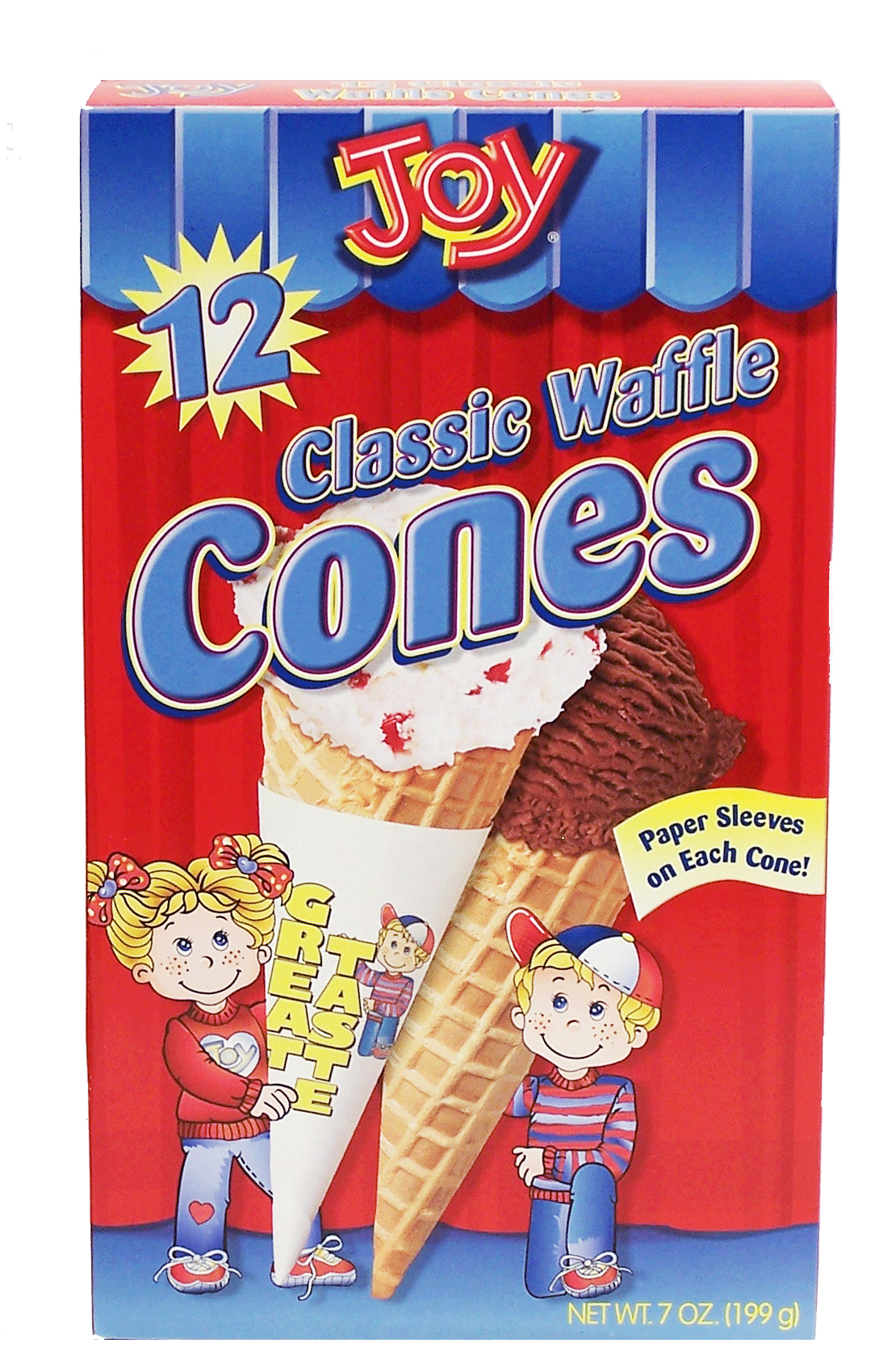 Joy  classic waffle ice cream cones 12-count Full-Size Picture